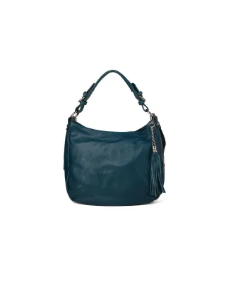 Giulia Monti Schultertasche Cadet Blau