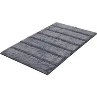 Kleine Wolke Badematte Monrovia, Badvorleger, Badezimmer Teppich, Höhe 23 mm, rutschhemmend beschichtet, fußbodenheizungsgeeignet, Kunstfaser, rechteckig, Badteppich, Uni Farben, gestreift, aus Mikrofaser, waschbar