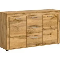 OTTO home Sideboard AOSTA, Breite 125 cm, 2 Türen, 3 Schubkästen, 4 Fachböden (in verschiedenen Farbausführungen, individuell kombinierbar), Kommode, Schrank, Anrichte, Standschrank, Board, Wohnzimmer