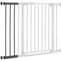 Hauck Türschutzgitter Safety Gate Extensions - Dark Grey, Verlängerung für Treppenschutzgitter Türschutzgitter 21 cm