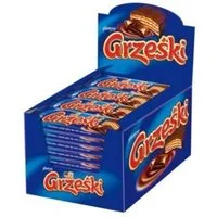 Goplana Süßigkeit 36 x Grzeski-Waffeln geschichtet mit Kakaocreme in Schokolade 36g, 36 x
