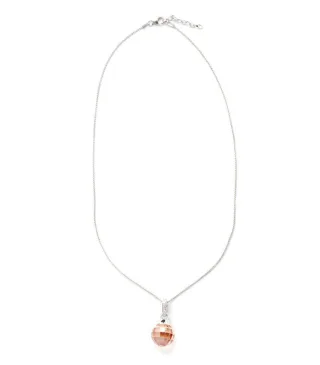 Orphelia Damen-Kette aus 925er Sterlingsilber mit Anhänger – Silber ZH-4622