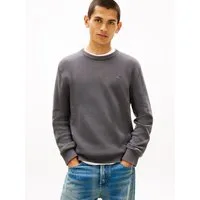 Tommy Jeans Rundhalspullover Slim fit mit Rundhalsausschnitt