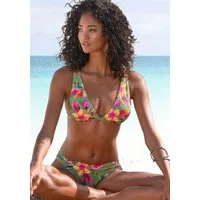 LASCANA Triangel-Bikini-Top Malia, mit tropischem Print