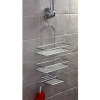 Euroshowers GmbH Duschregal Euroshowers Hängeregal Chrom 3 Etagen 25 x 10,5 x 51,5 cm