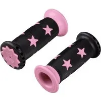FORCE Fahrradlenkergriff Force Dreirad Kinder Griffe mit Prallschutz Star Pink