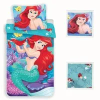 Disney Princess Bettwäsche Disney Bettwäsche Meerjungfrau Arielle 2-tlg 135/140x200 cm Baumwolle, Baumwolle, 2 teilig, Wendbar mit 2 Motiven