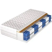 Taschenfederkernmatratze Koko Superking, MIRJAN24, 32 cm hoch, (Taschenfederkern, Polyurethanschaumstoff, Kokosmatte), Beidseitig verwendbar, 7-Zonen, Antiallergische