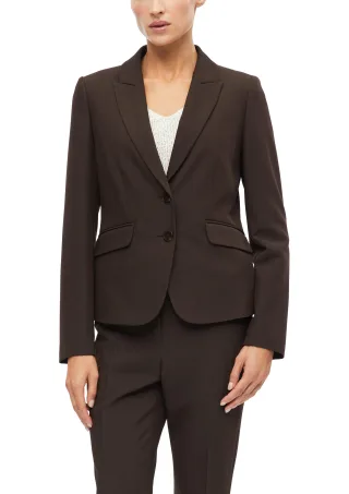 s.Oliver BLACK LABEL - Indoor-Blazer braun - Gr. - 48