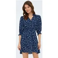 ONLY Blusenkleid ONLRaya (1-tlg) Drapiert/gerafft