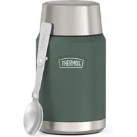 THERMOS Thermobehälter ICON FOOD JAR, Thermobehälter für Essen, spülmaschinenfest, Edelstahl, Kunststoff, Silikon, (1-tlg), 0,71l, 10h heiß & 24h kalt, dicht & auslaufsicher, mit Löffel