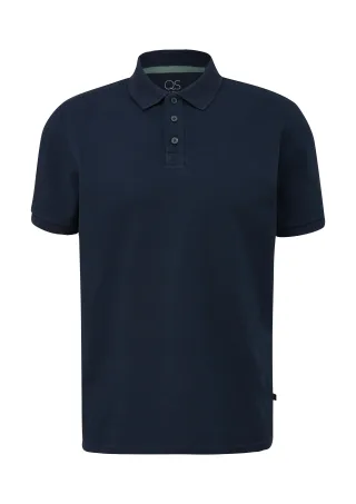 qs - Polo-Shirt blau - Gr. - XL