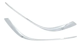 Chrom Edelstahl Rahmen Umrandung Nebelscheinwerfer für Opel Astra J ab 2012-2015