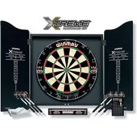 Winmau Dartscheibe Dartboard Set „XTREME“ inklusive Cabinet