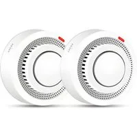 Athlix WiFi Rauchmelder, Fernüberwachung kompatibel mit Alexa und Google Rauchmelder (85DB Alarm, WLAN + Bluetooth, Fernüberwachung)