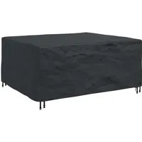 vidaXL Gartenmöbel-Schutzhülle Möbelbezug Uni Schwarz 200 x 150 x 85 cm 210D (1-St)