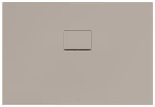 Villeroy & Boch Duschwanne Squaro Infinity 1100x750x40mm, flächenbündig Einbau Antirutsch Almond UDQ1175SQI2IVAL