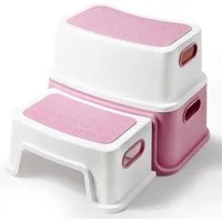 TUWENA Tritthocker Tritthocker Kinder, Kinderhocker Hocker 2 Stufen, Klohocker Toilette, Anti-Kipp und Anti-Rutsch Badhocke Badezimmer Baby Toiletten