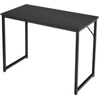 COSTWAY Schreibtisch Computertisch, 91 kg belastbar, 100 x 50 x 77 cm
