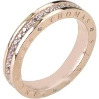 THOMAS SABO Silberring rosegoldfarben Damen TR2254-416-14-56 Ringgröße 56