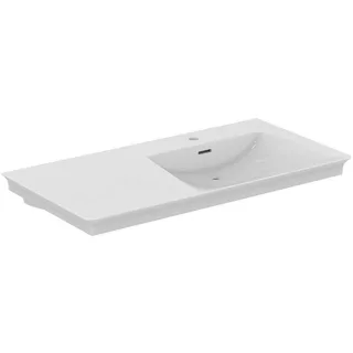 Ideal Standard La Dolce Vita Möbel-Waschtisch E264701 106x53,5x14,5cm, 1 Hahnloch, mit Überlauf, weiß