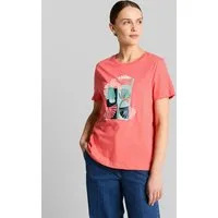 TOM TAILOR T-Shirt T-Shirt (im Einserpack) T-Shirt mit Print