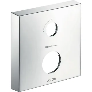 hansgrohe Axor Verlängerungsrosette 14970000 2-Loch, eckig, Pfeil, chrom