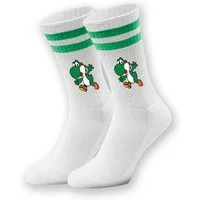Youth Designz Tennissocken Unisex Socken "Yoshi Game" Aufdruck lustig Geschenk Statement mit verstärkter Verse und Zehenbereich