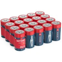 ANSMANN AG Alkaline Batterien Mono D LR20 1,5V, 20 Stück Batterie