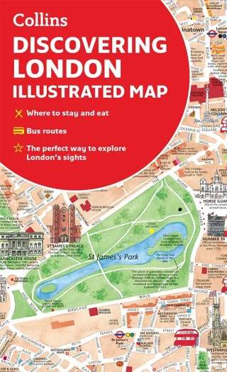 Discovering London Illustrated Map - Collins