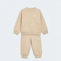 adidas Originals Trainingsanzug CREW JOG SET (2-tlg), für Babys, mit 2 Teilen, aus Baumwolle