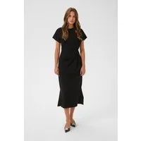 Saint Tropez Midikleid TheoSZ Dress Materialmix, Fitted