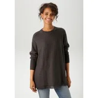 Aniston CASUAL Strickpullover mit eingestricktem Stern im Rücken