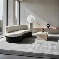 KADIMA DESIGN Teppich LECH Wohnzimmer Waschbar Schlafzimmer Wohnzimmerteppich Esszimmer Uni, Läufer, Höhe: 9 mm, Silber, 60x110 cm, Esszimmerteppich Fußbodenheizung Waschbar