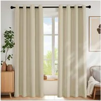 Simloveve Verdunkelungsvorhang 2er-Set Gardinen Blickdichte Thermo Vorhang 260g/m² (2 St), Ösen, blickdicht, Polyester, Kälteschutz Warm Abdunkelnd, einfarbig, verschiedene Größen