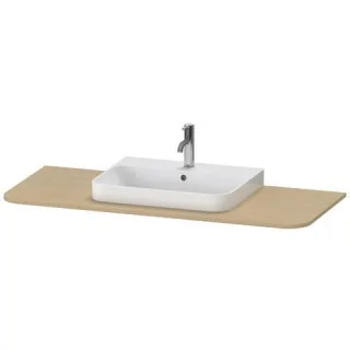 Duravit Happy D.2 Plus Konsole Mediterrane Eiche Matt 1300x550x16 mm - HP031KM7171 HP031KM7171