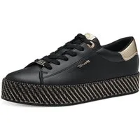 Tamaris Plateausneaker, Freizeitschuh, Halbschuh, Schnürschuh mit Textilkordel am Plateau