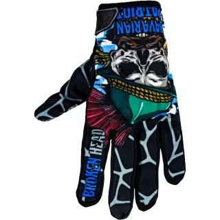 Broken Head MX Handschuhe Bavarian Patriot Schwarz