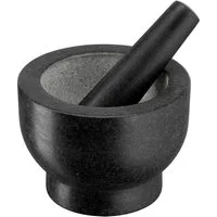 Tefal Mörser Jamie Oliver by Tefal, (2-tlg), einfache Reinigung, robust, für nasse und trockene Zutaten, Granit