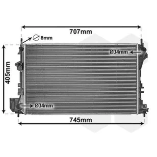 Van Wezel Wasserk?hler Opel Signum Vectra C GTS Saab 9-3 1,6 - 2,0