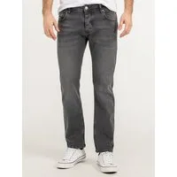 Lorenzo Loren Straight-Jeans Herren Jeans Hose Denim Dunkelgrau LL-4010