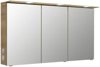 Pelipal Serie 6025 Spiegelschrank 6025-SPS04-LRZA, B:1300, H:713, T:170mm 6025-SPS04-LRZA