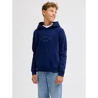 Jack & Jones Junior Kapuzensweatshirt JORBLEECKER BRANDING SWEAT HOOD BF JNR
