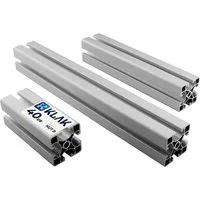 KLAK Profil KLAK 40 - Aluprofil 40x40mm light Montageprofil Typ-I Nut 8 10-200cm