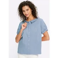heine Klassische Bluse Bluse Kurzarm