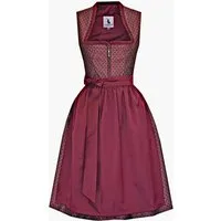Alpenmärchen Dirndl Midi Dirndl Liane in dunkelrot - ALM1055