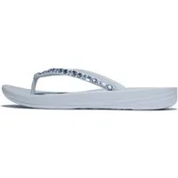 Fitflop iQUSHION MULTI-CRYSTAL Zehentrenner, Sandale, Flats, Pool Slides mit Schmucksteinen verziert