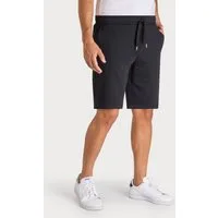 John Devin Sweatshorts - kurze Hose aus innen angerauter Sweatware mit breiter Kordel und seitlichen Taschen