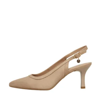 s.Oliver Red Label - Elegante Slingpumps in spitzer Form braun - Gr. - 41