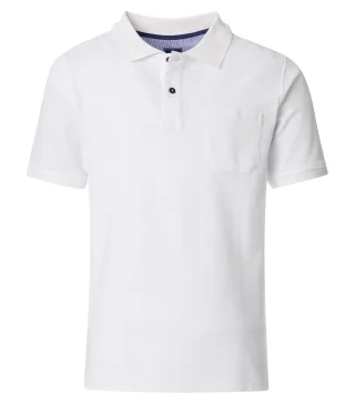 REDMOND - Polo-Shirt weiß - Gr. - M